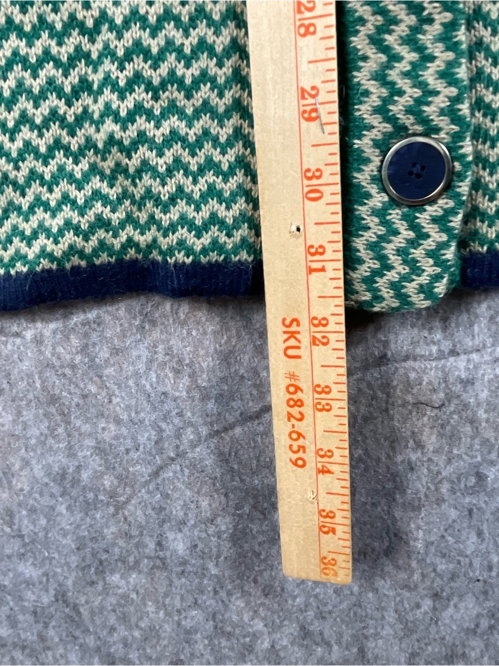 Liz Claiborne Alpaca Blend Stylish Travel Office Party Nordic Button Up Cardigan - Picture 15 of 15